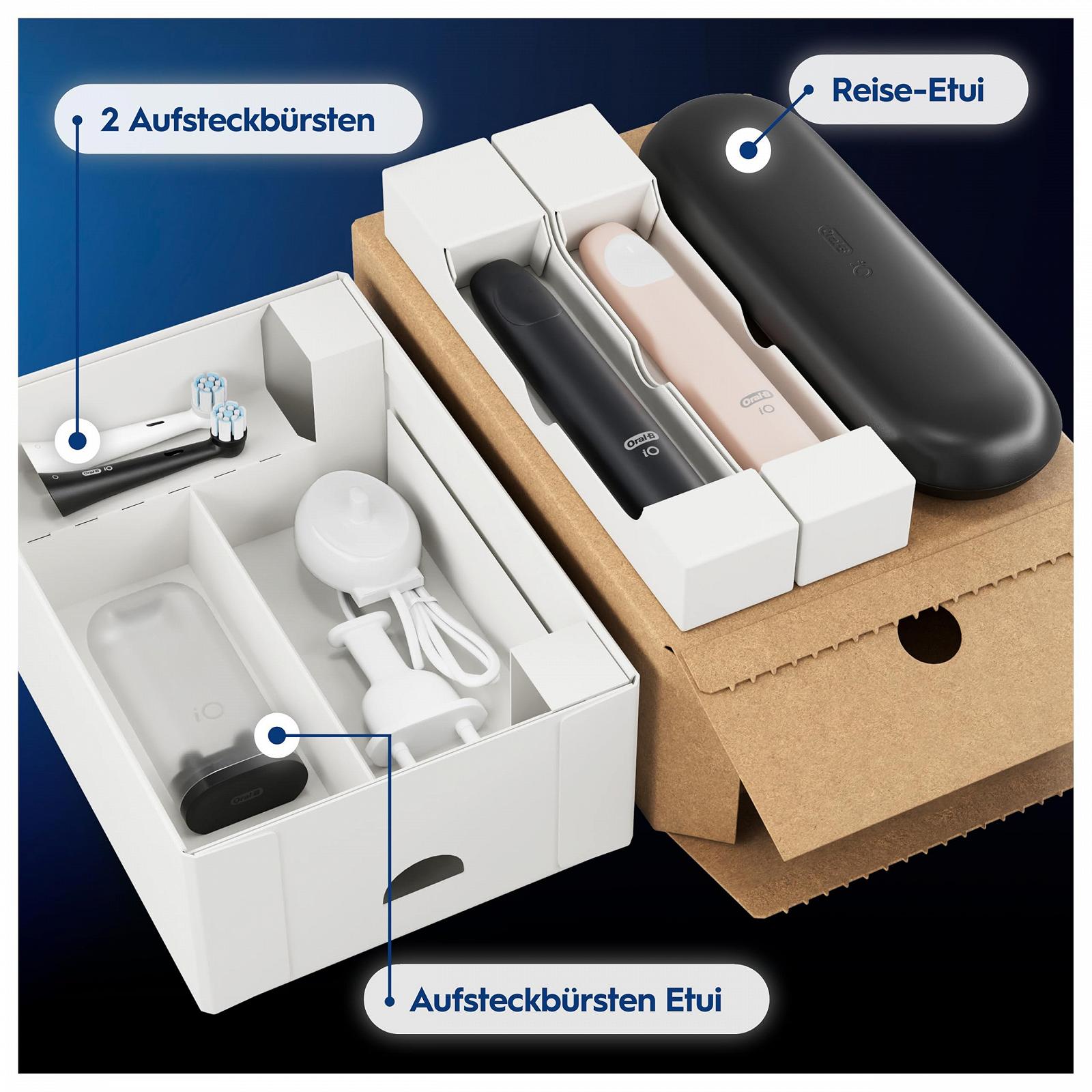 Електрична зубна щітка Oral-B iO Series 2 3 режими Night Black/Calm Pink, фото №7