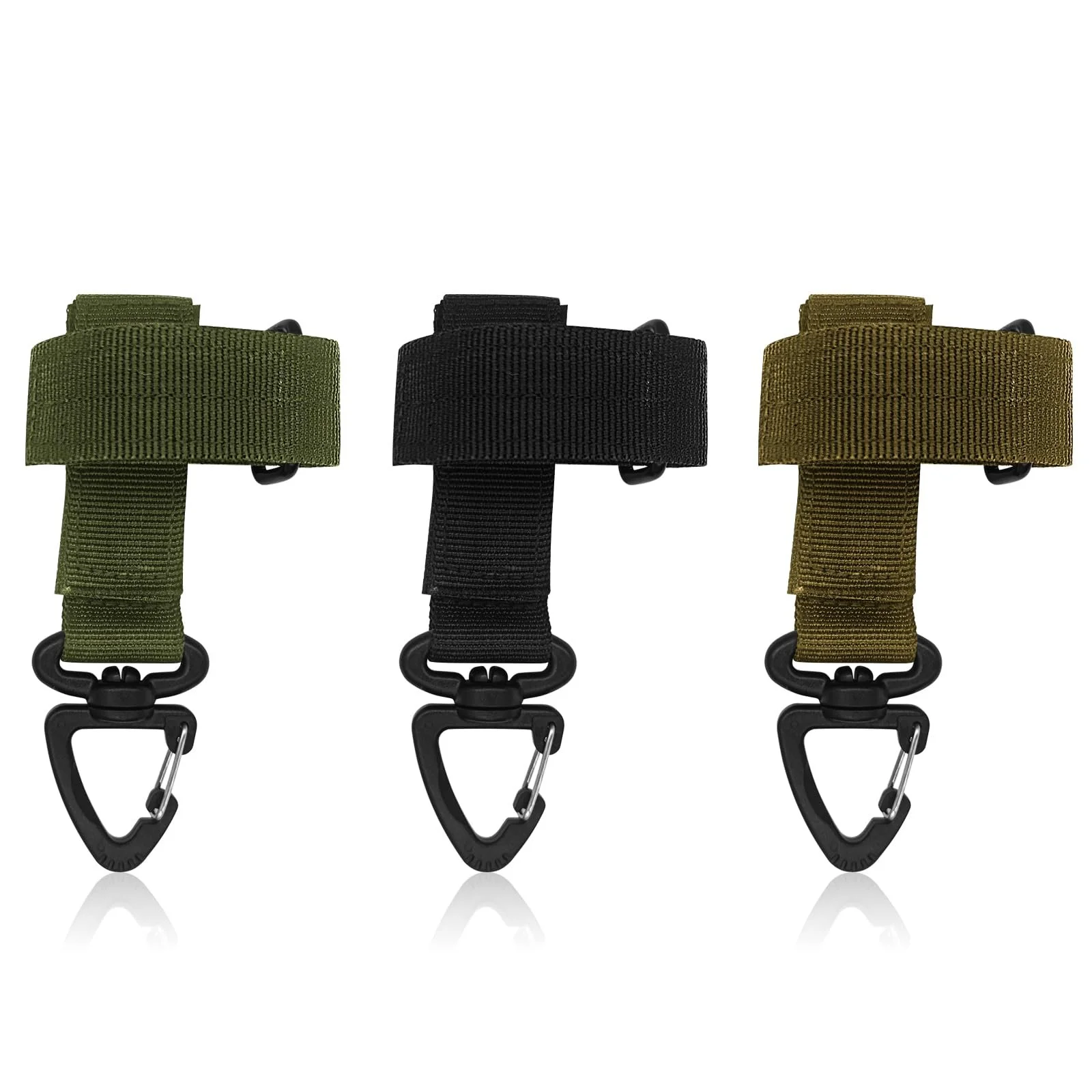 Кліпса для рукавичок MultiValue, Набір 3 шт, регульована, нейлон, багатофункціональна тасьма, підвісна пряжка для походів, кемпінгу, аксесуари для рукавичок, фото №1