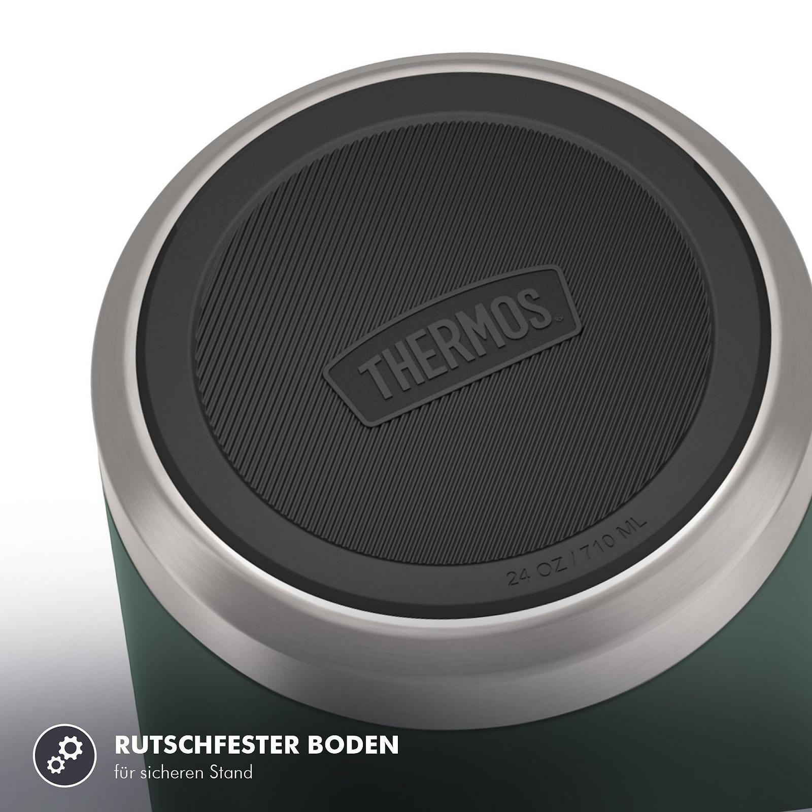Термос для їжі Thermos ICON 0.71 л нержавіюча сталь зі складаною ложкою Темно-зелений, фото №6 Термос для їжі Thermos ICON 0.71 л нержавіюча сталь зі складаною ложкою Темно-зелений, фото №6