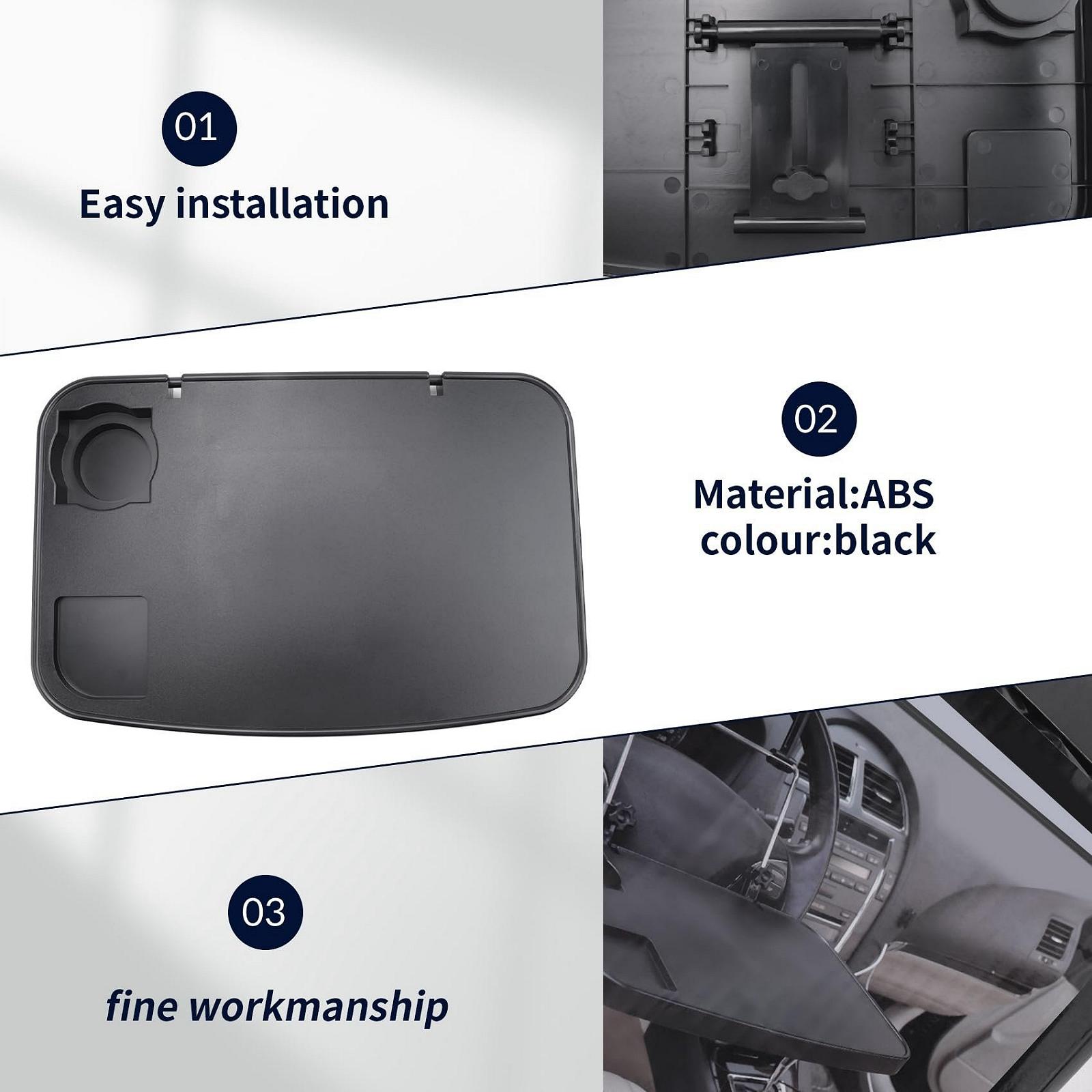 Автомобільний столик-підставка для ноутбука складаний Тримач для їжі та напоїв, фото №2