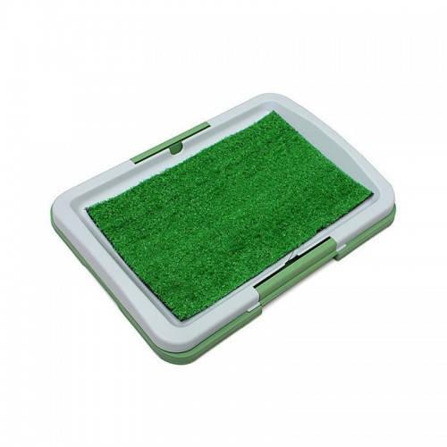 Лоток для собак с травой Puppy Potty Trainer Pad зелёный, фото №1 Лоток для собак с травой Puppy Potty Trainer Pad зелёный, фото №1