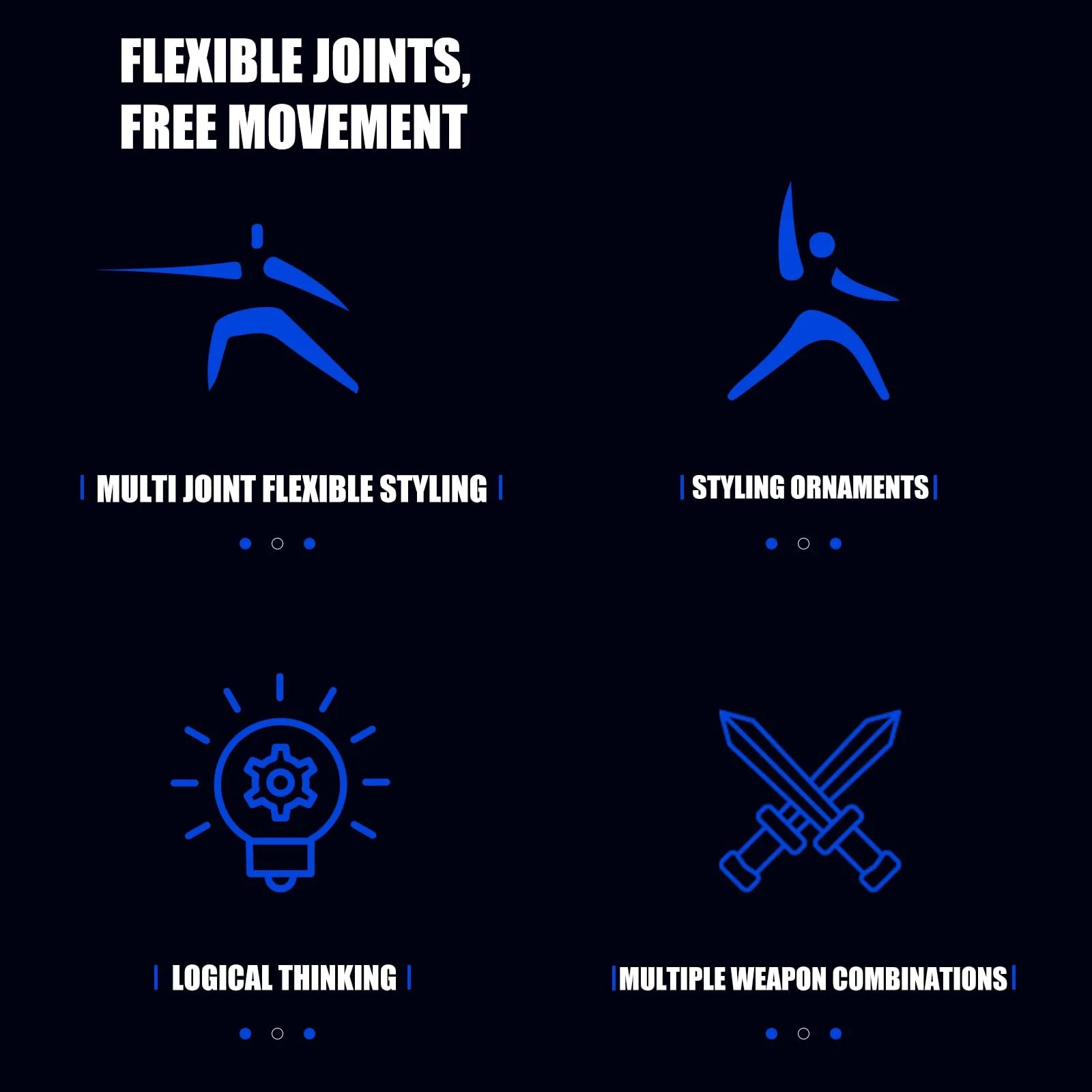 Фигурка MEIEST T13 Knight Armor многошарнирная подвижная черная, фото №6 Фигурка MEIEST T13 Knight Armor многошарнирная подвижная черная, фото №6