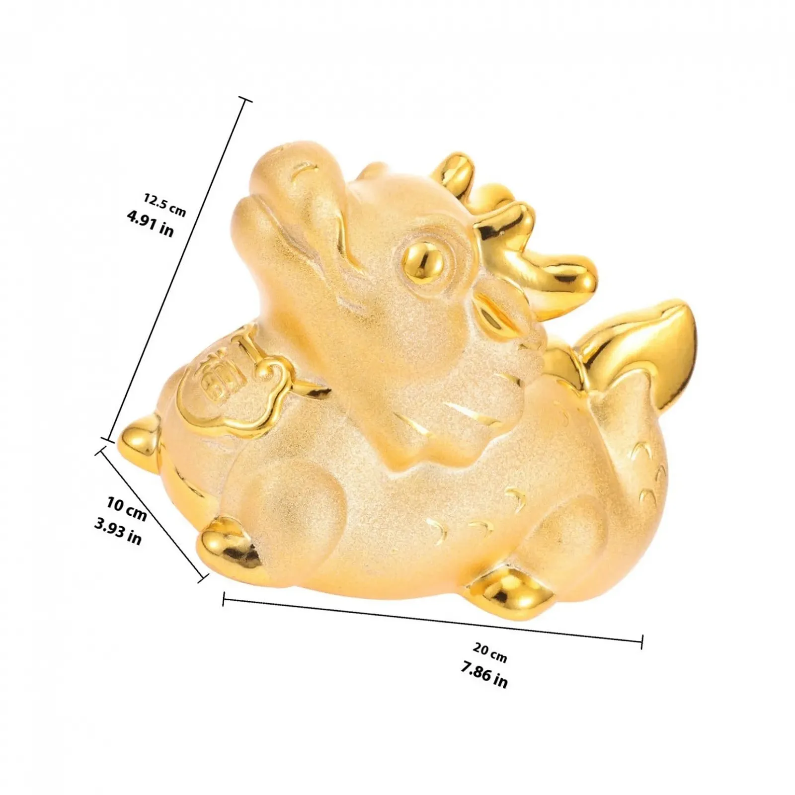 Скарбничка UPKOCH Drachensparschwein керамічна Дракон Зодіак, фото №2