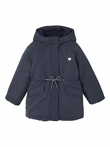 Парка с капюшоном 3-в-1 Vertbaudet для девочек с стеганым жилетом, переработанный наполнитель - Фото 1