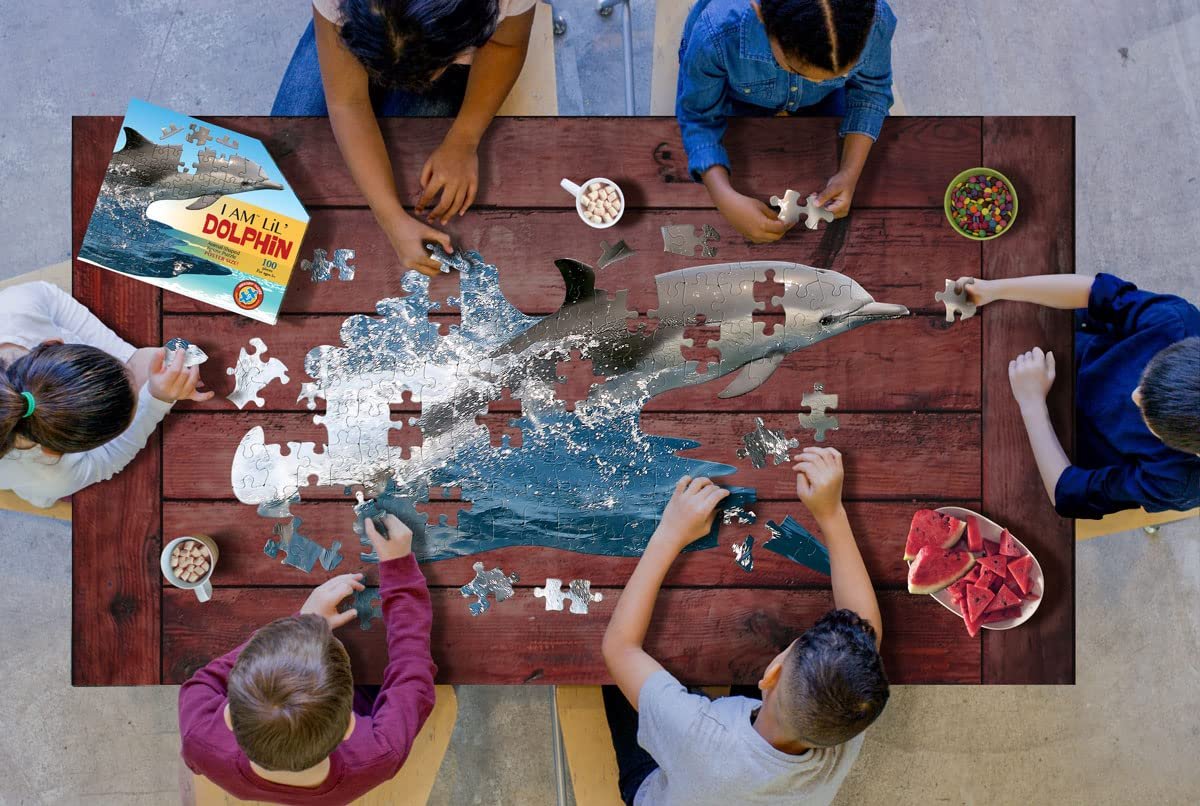 Пазл фігурний Madd Capp Junior Dolphin 100 деталей, фото №5 Пазл фігурний Madd Capp Junior Dolphin 100 деталей, фото №5