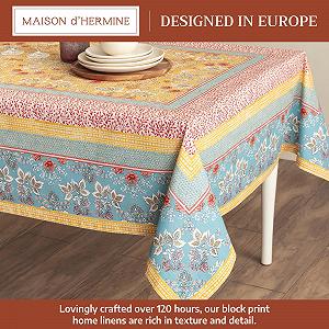 Скатертина Maison d' Hermine 152 x 274 см 100% бавовна прямокутна synthetic.ua - Фото 1