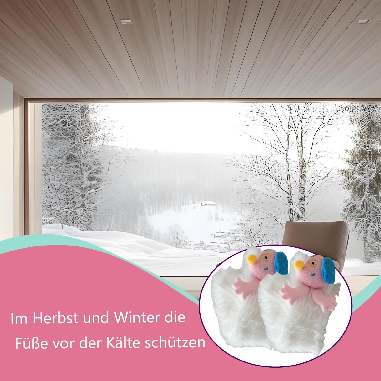 Носки Женские Пушистые 35-38, фото №5