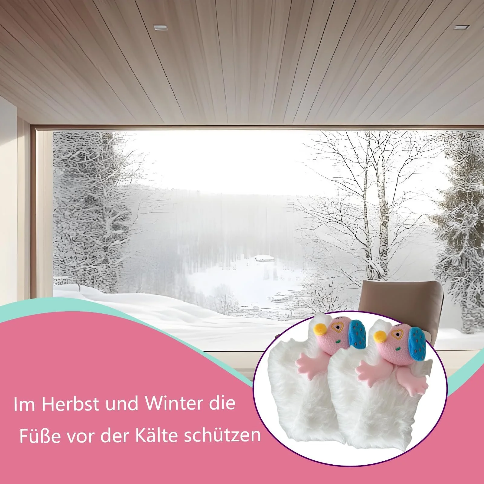 Носки Женские Пушистые 35-38, фото №5