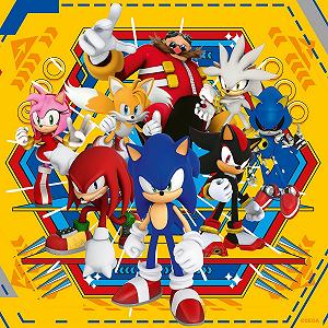 Детский пазл Ravensburger Sonic The Adventures of Sonic 12001133 3 x 49 деталей от 5 лет synthetic.ua - Фото 1