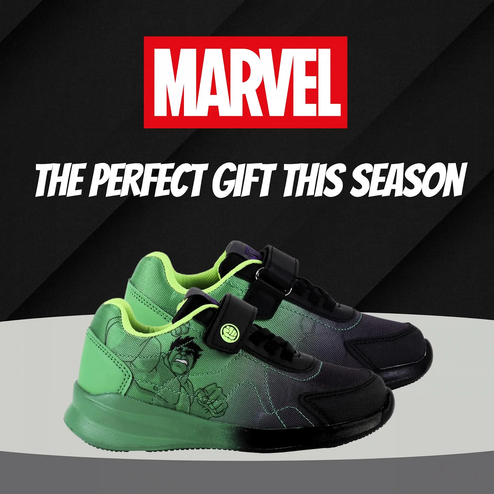 Кроссовки Marvel Hulk для мальчиков Размеры UK 10 - 2, фото №7