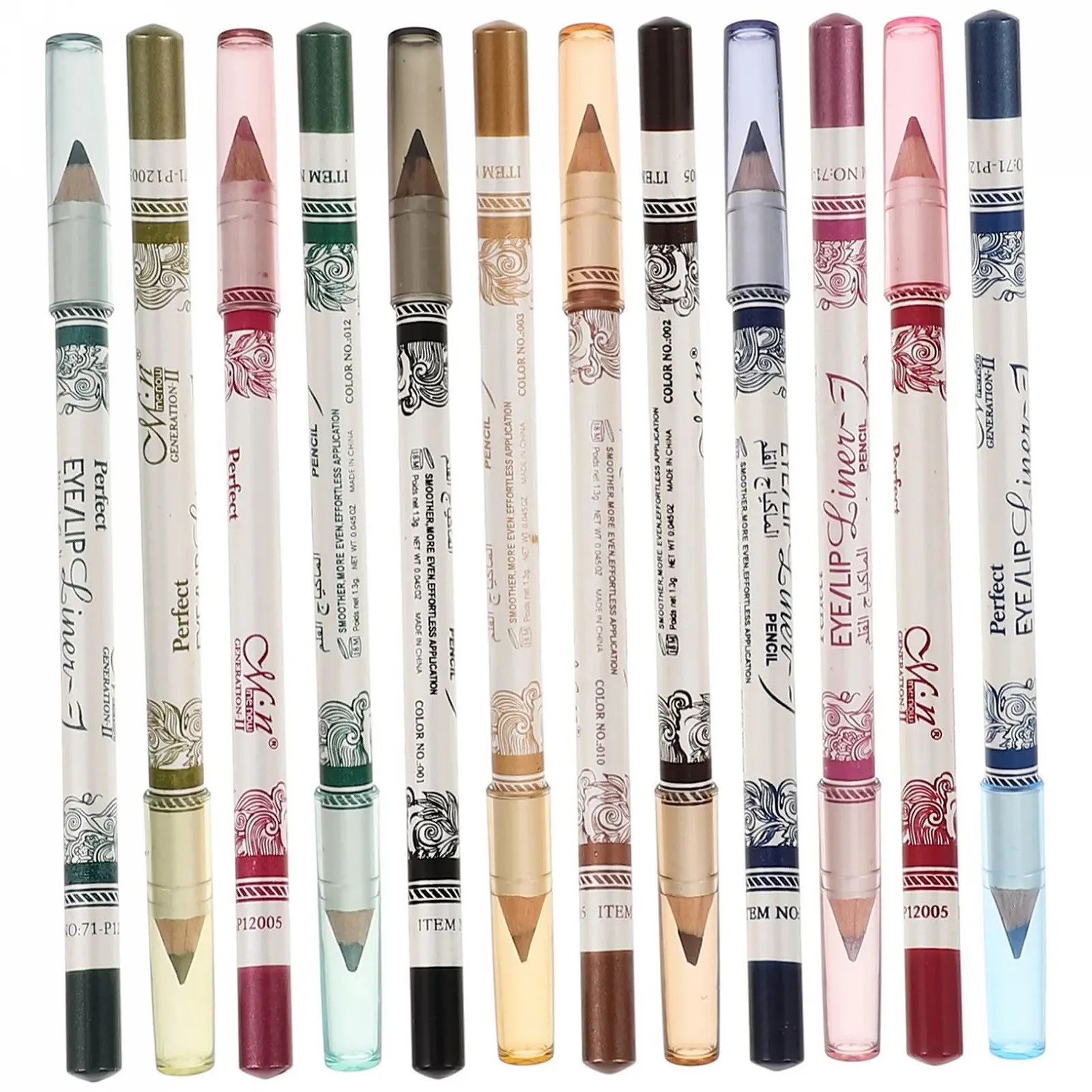 Карандаш Ipetboom 12 цветов для глаз, бровей и губ, фото №7