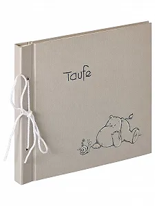 Фотоальбом Walther Memo Baby Madu на 200 фотографий, серый, Meine Taufe - Фото 1