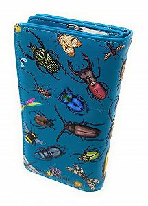 Кошелек Shag Wear Insect Mania Большой Искусственная Кожа Бирюзовый 17,8 см synthetic.ua - Фото 1