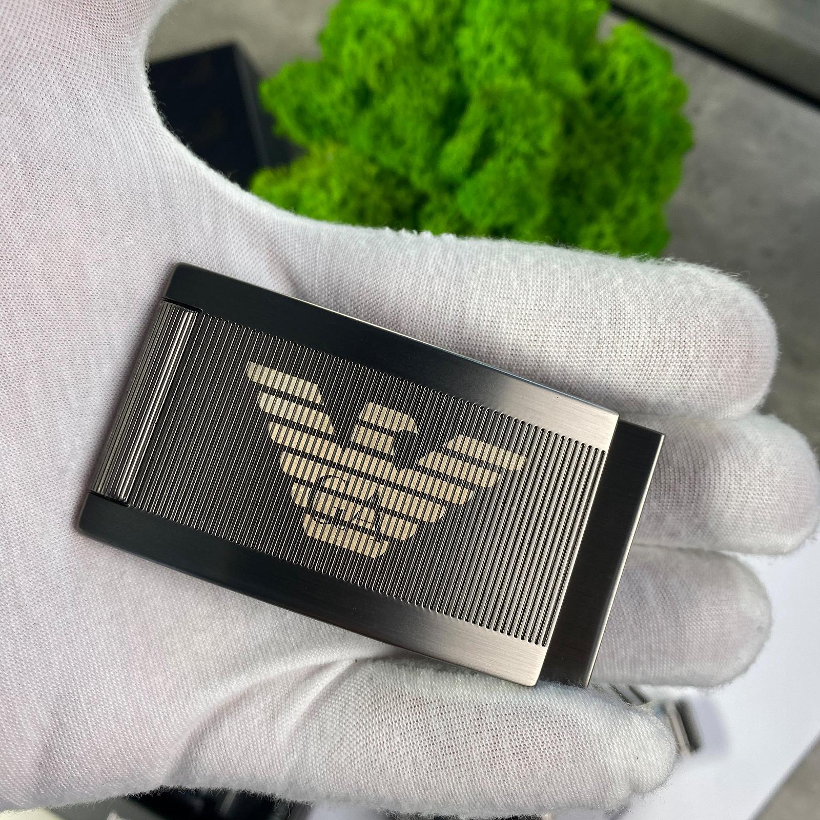 Подарунковий набір зі шкіряним ремнем Giorgio Armani з двома змінними пряжками Джорджіо Армані, фото №6