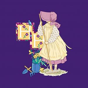 Куртка-бомбер All+Every Holly Hobbie Gardening Детская synthetic.ua - Фото 1