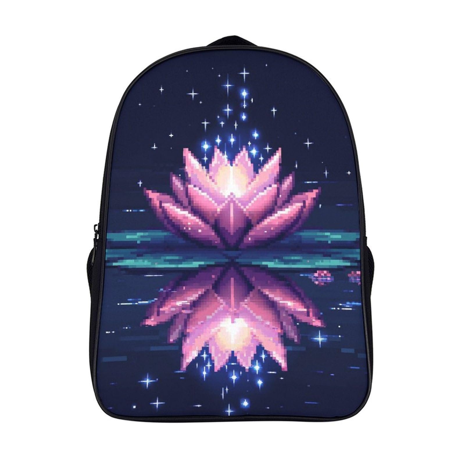 Школьный Рюкзак RSIUUODNF Lotus Flower Для Мальчиков и Девочек Подростков, Водонепроницаемый, для Ноутбука, 40x28x16 см, фото №1