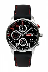 Годинник Zeppelin Sports 3578-2, чорний, ремінець - Фото 1