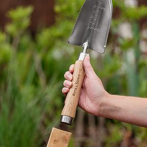 Лопатка ручная Kent & Stowe многофункциональная, нержавеющая сталь, с ручкой из ясеня, длина: 32 см synthetic.ua - Фото 1