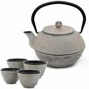 Чайник Чавунний Asia Set 1.1 Літр Сірий - Фото 1