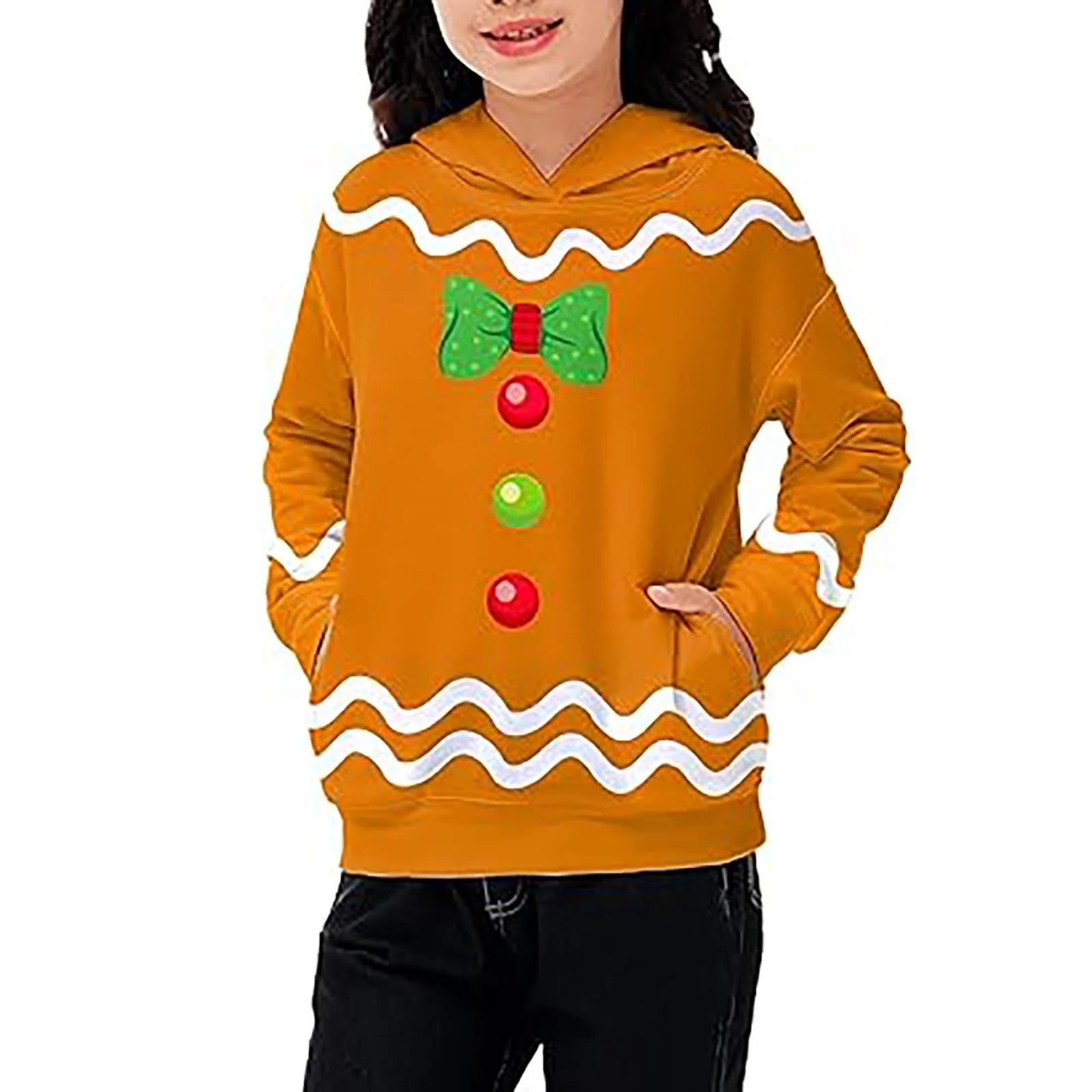 Худі для дівчинки з графічним принтом, фото №4