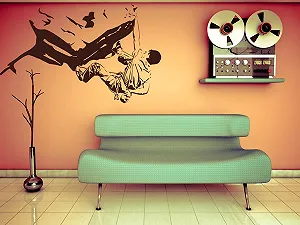 Наклейка на стіну #405C Climber 200 см x 120 см Чорний ціна на synthetic.ua - Фото 1 Наклейка на стіну #405C Climber 200 см x 120 см Чорний synthetic.ua - Фото 1