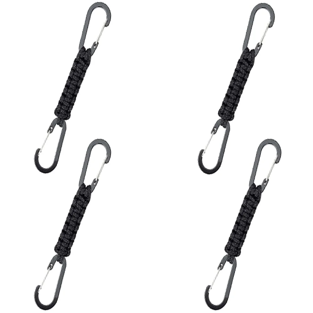 Брелок Paracord з карабіном D-подібним, надміцний, 4 кольори, фото №1