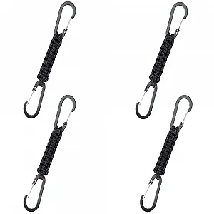 Брелок Paracord з карабіном D-подібним, надміцний, 4 кольори - Фото 1
