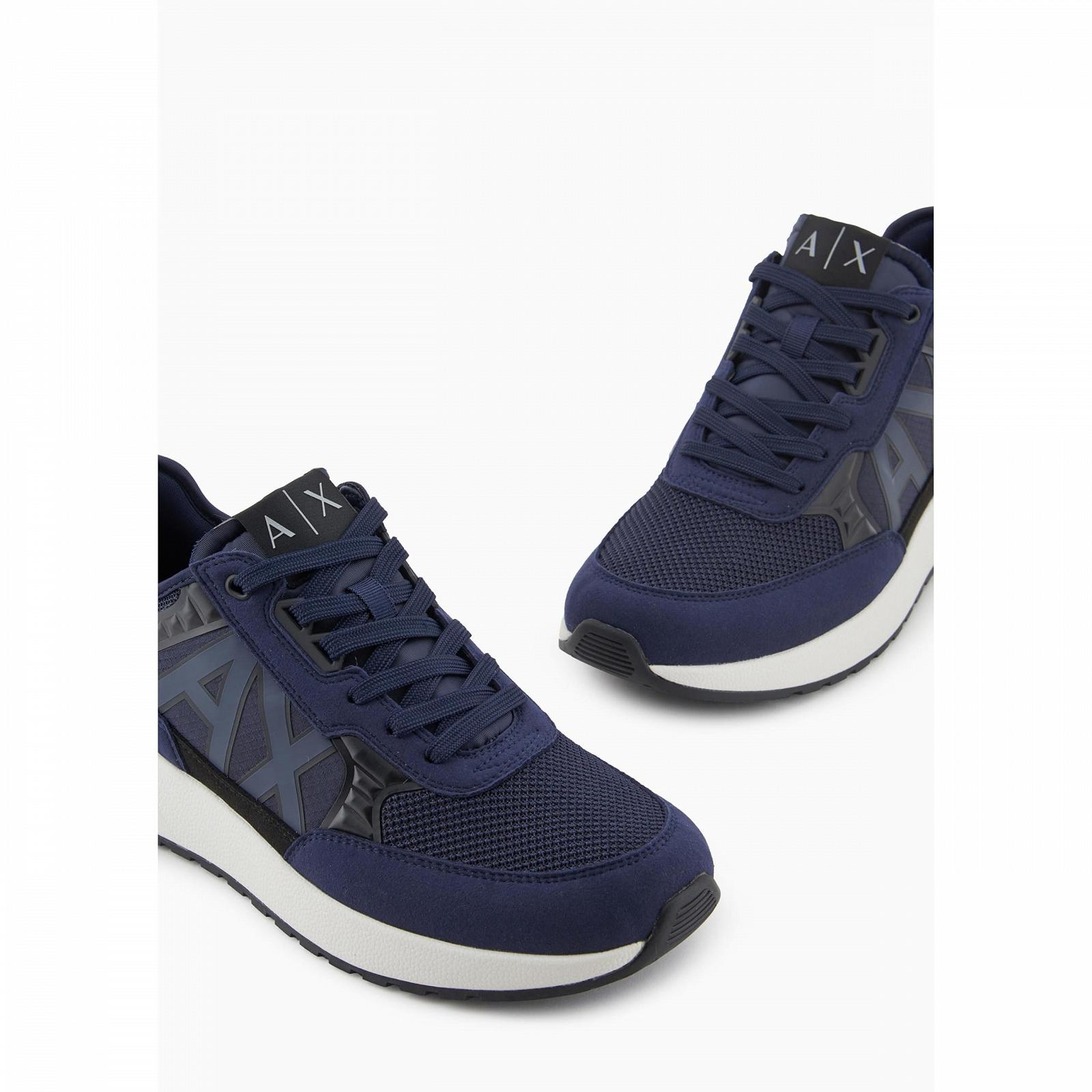 Кросівки Armani Exchange Dusseldorf з геометричним тисненням, фото №8