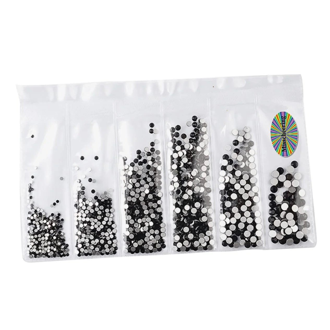 Стразы Плоские KALLORY 1364 шт. Блестящие украшения для декора, аксессуары для маникюра, наклейки со стразами, самоклеящиеся драгоценные камни, черный цвет, фото №1 Стразы Плоские KALLORY 1364 шт. Блестящие украшения для декора, аксессуары для маникюра, наклейки со стразами, самоклеящиеся драгоценные камни, черный цвет, фото №1