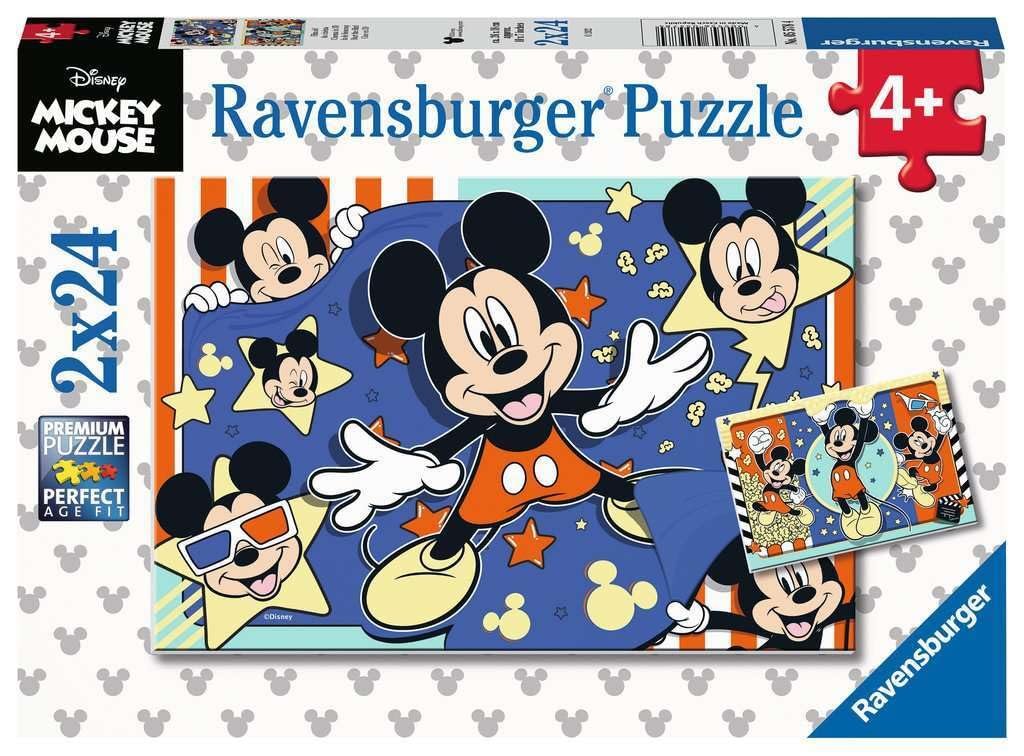 Пазл Ravensburger Children's Puzzle Disney 05578 Film Off! 2 x 24 элемента, фото №1