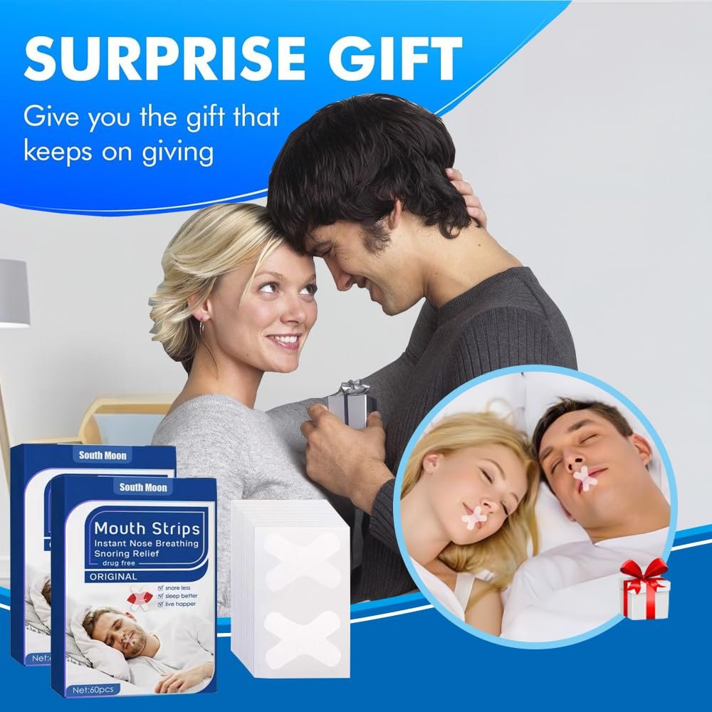 Смужки від хропіння, пачка 120 шт, ротовий пластир, для сну, покращує якість сну, фото №7