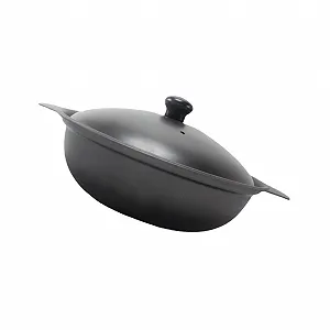 Кастрюля для риса Homoyoyo чугунная с крышкой термостойкая антипригарная - Фото 1