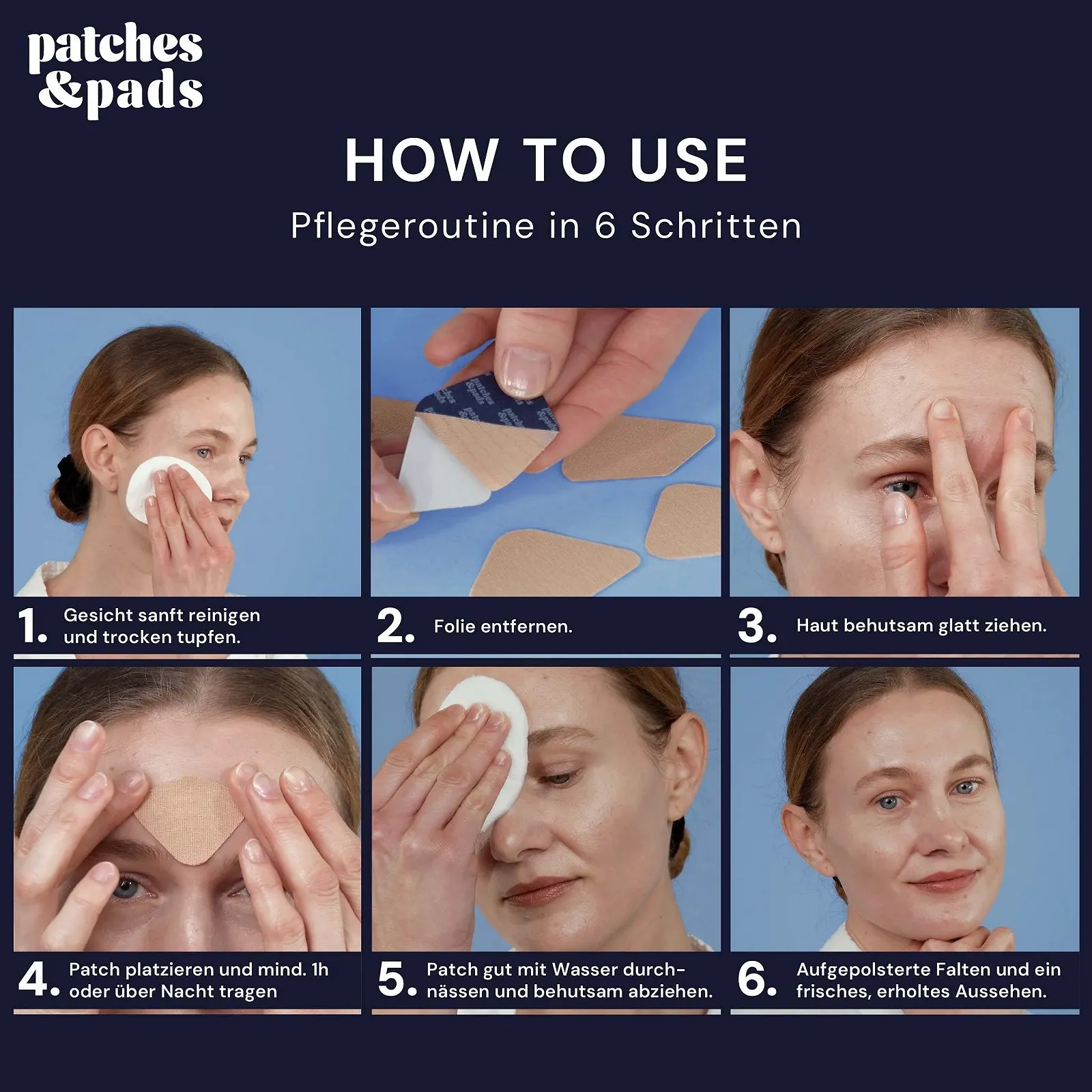 Пластирі Anger Wrinkle з бавовни з гіалуроновою кислотою, 60 штук, фото №5