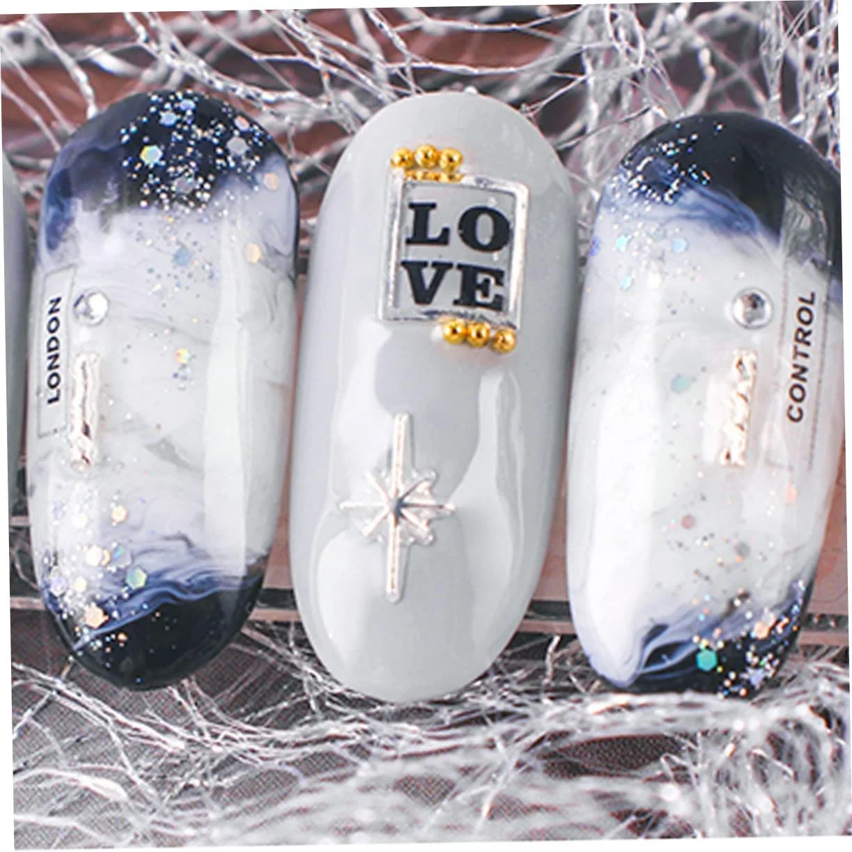 Металеві заклепки для нігтів COHEALI, 12 наборів сіток для дівчат та жінок, 18 стилів, змішані прикраси, фото №5