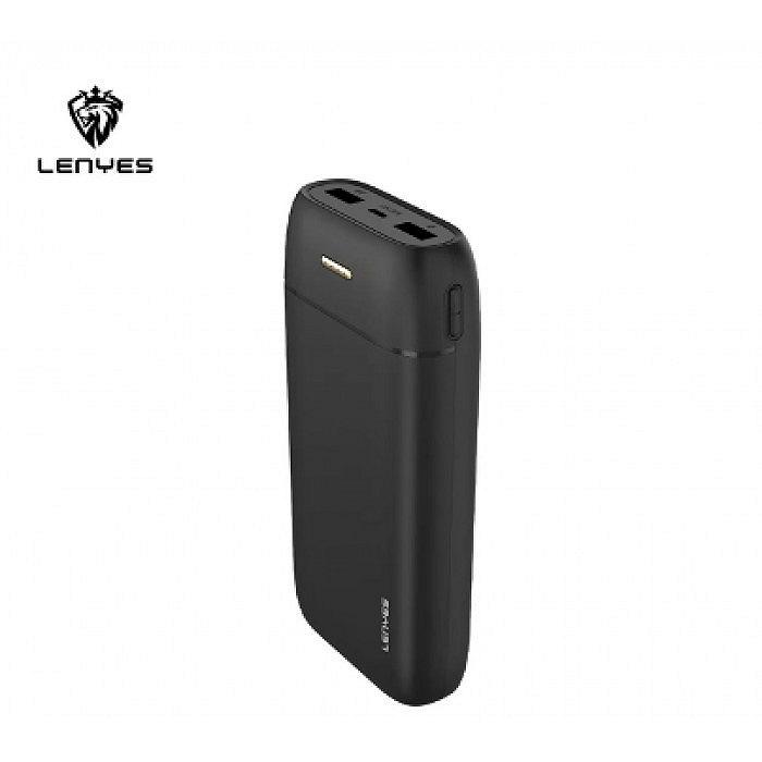 Акумулятор Power bank Lenyes PX267 Зовнішня батарея для зарядки 20000 Мах Чорний, фото №3