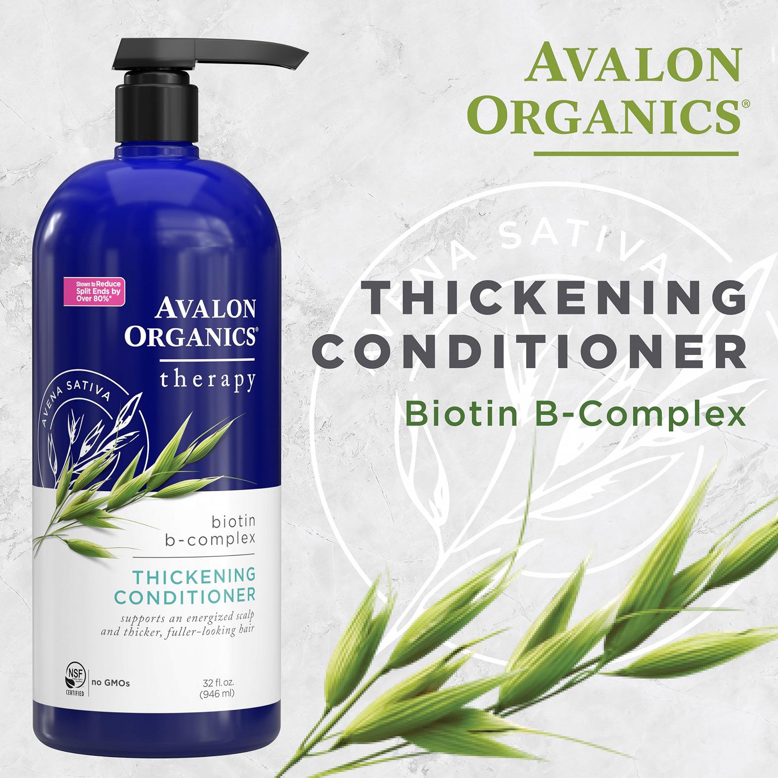 Кондиционер Avalon Organics Biotin B-Complex Thickening 32 унции, фото №2