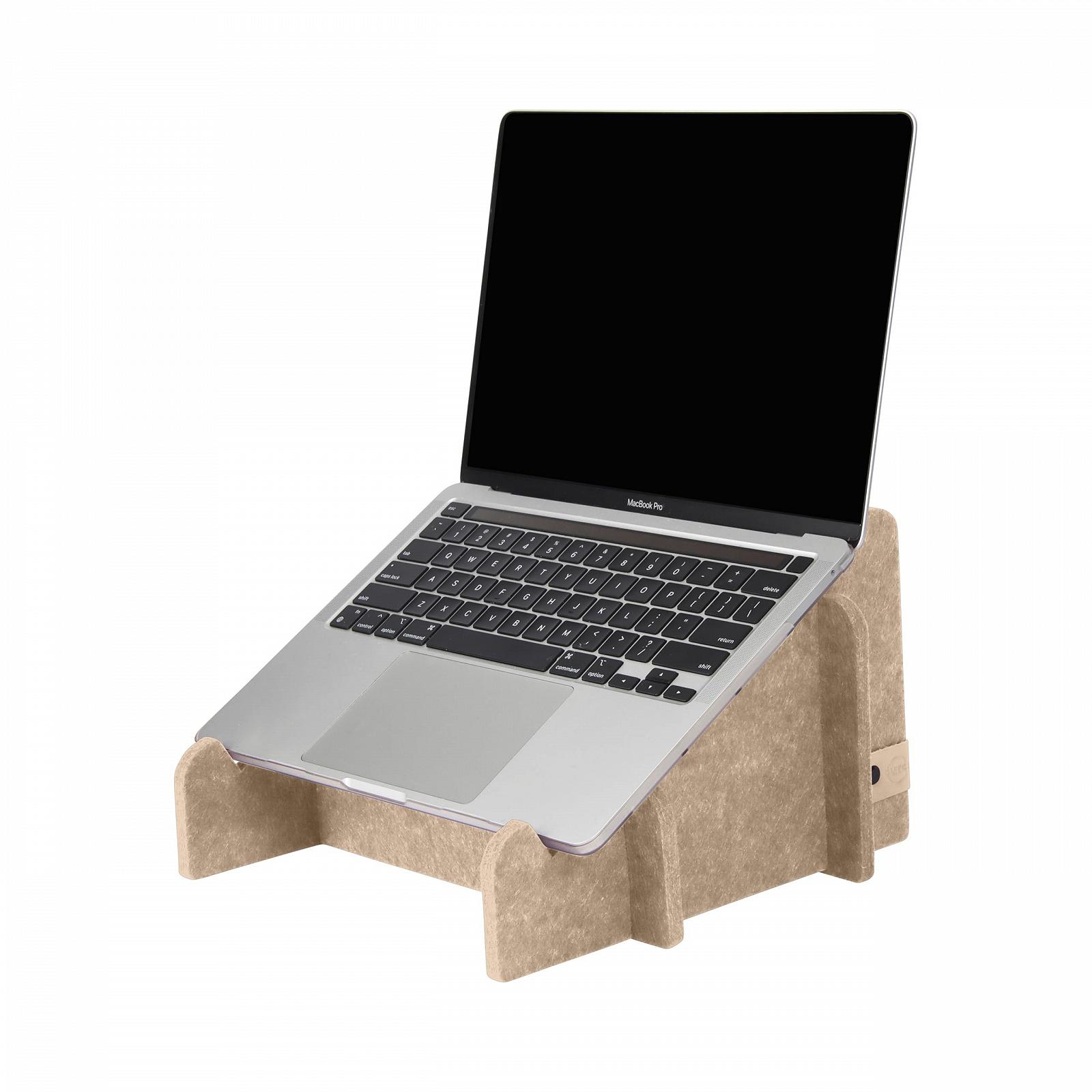 Подставка для ноутбука Sustainable Felt (переработанные ПЭТ-бутылки) 11-17 дюймов, фото №1