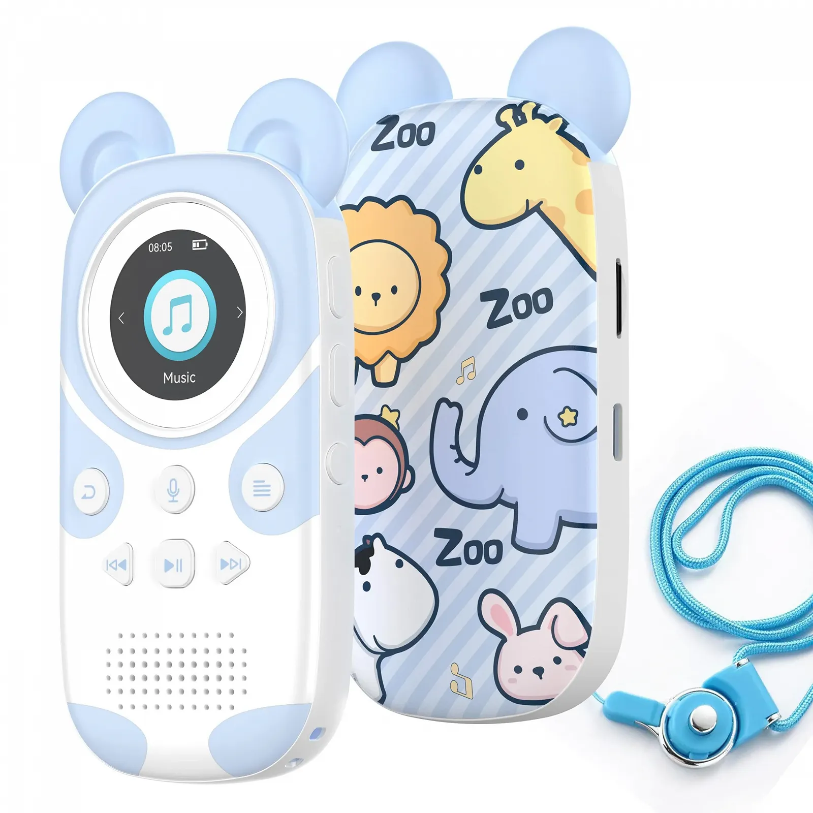 MP3 плеєр Дитячий Panda 32 ГБ Bluetooth 5.3 Чорний, фото №1