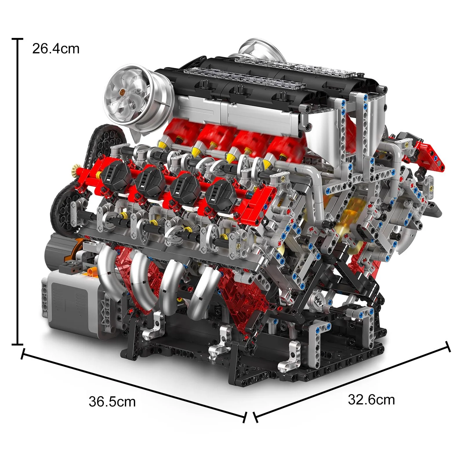 Конструктор Mould King Technic Двигатель F488 V8 10130 2718 деталей, фото №2