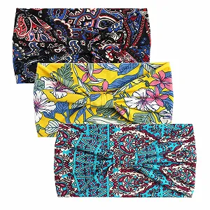 Широкая Повязка На Главу Yogan Эластические synthetic.ua - Фото 1