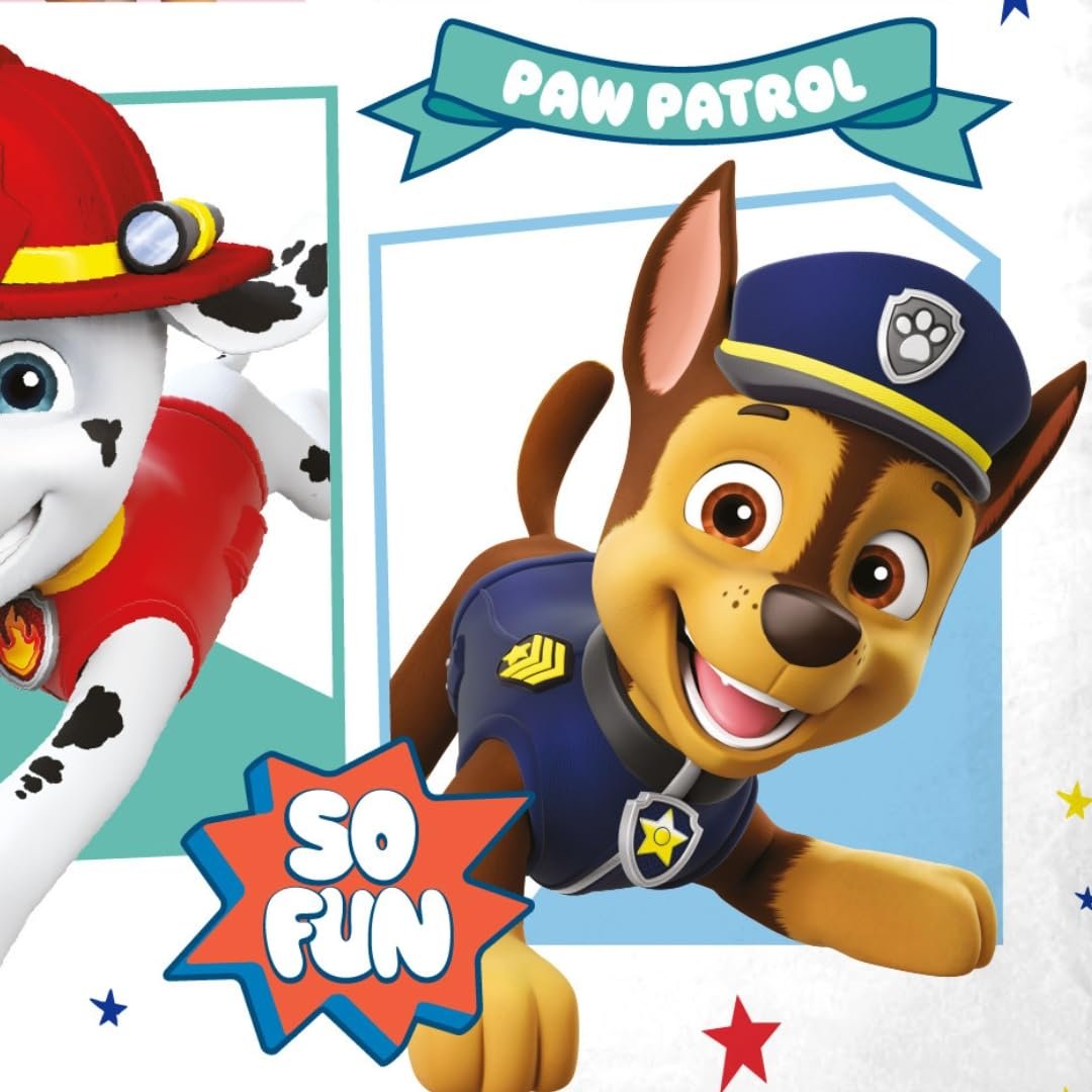 Постільна білизна Paw Patrol, підковдра 100 x 135 см, 40 x 60 см, бавовна, фланель, зимова постільна білизна для немовлят та дітей, 1 наволочка 40 x 60 см + 1 підковдра 100 x 135 см, фото №5