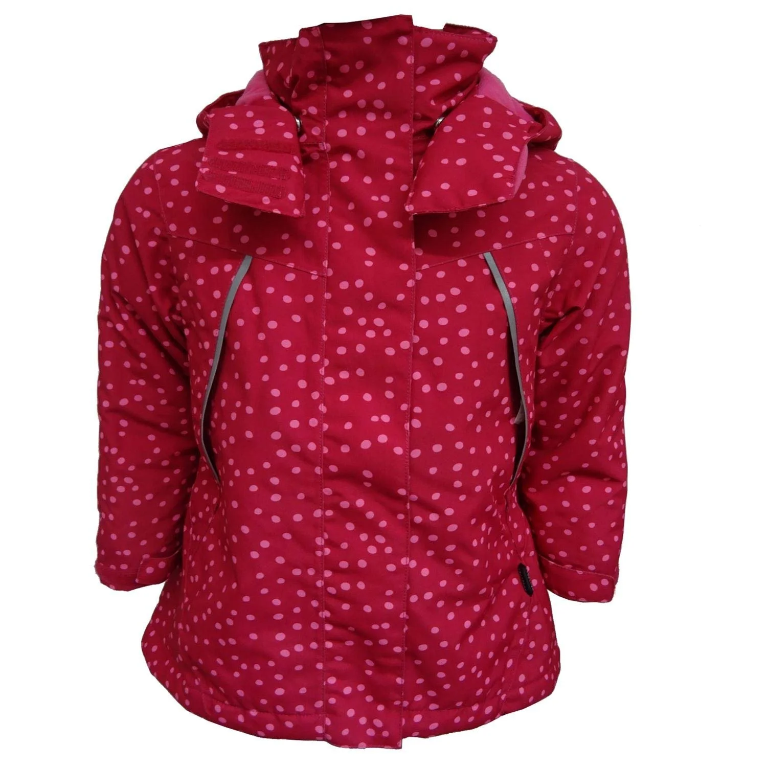 Зимова куртка Outburst Функціональна рожева в горошок, фото №1