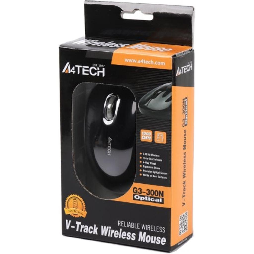 Комп'ютерна мишка A4Tech G3-300N Black Grey, фото №2
