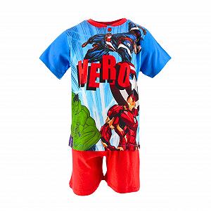 Комплект (футболка и шорты) Marvel Avengers для мальчиков Хлопок - Фото 1