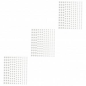 Самоклеючі перлини Healeved 18 аркушів кольорові прикраси - Фото 1