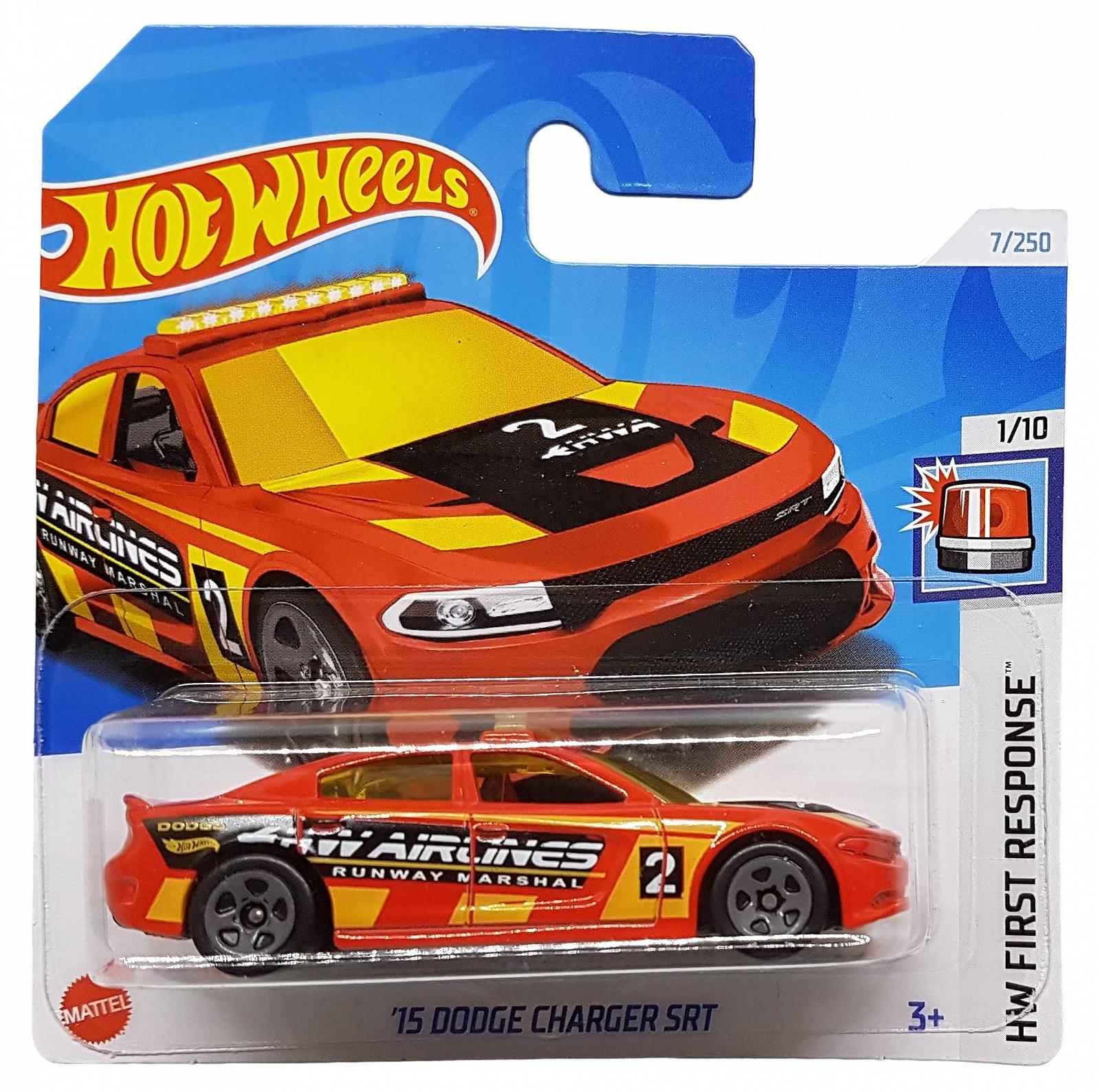 Іграшкова машина Hot Wheels ´15 Dodge Charger SRT HW First Response 1/10 HTB56 Автомобіль швидкої допомоги, фото №1
