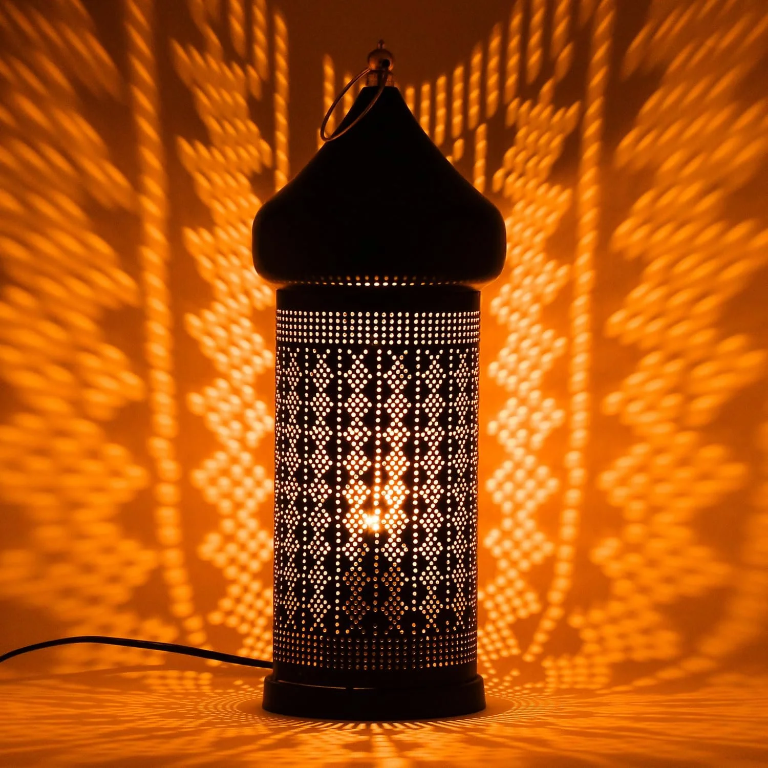 Настільна лампа Tangis Marrakech Oriental 45 см E27 Чорний, фото №6