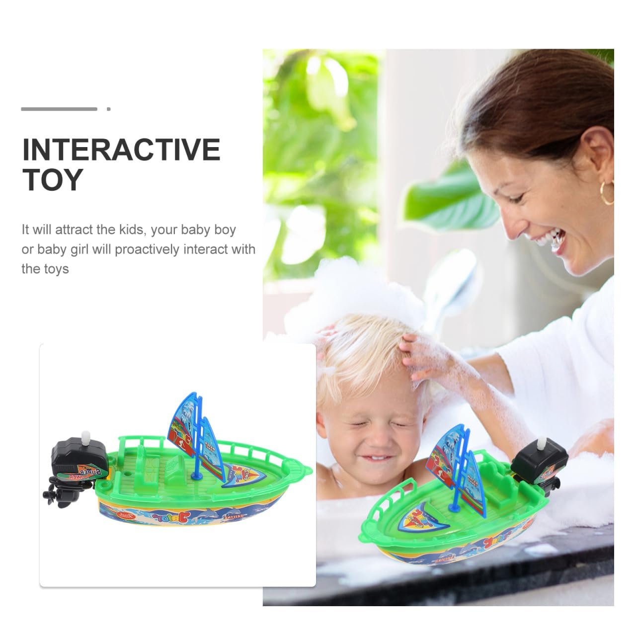 Вітрильник Іграшка для ванни Набір з 3 шт. Пластик (Випадковий колір), фото №7