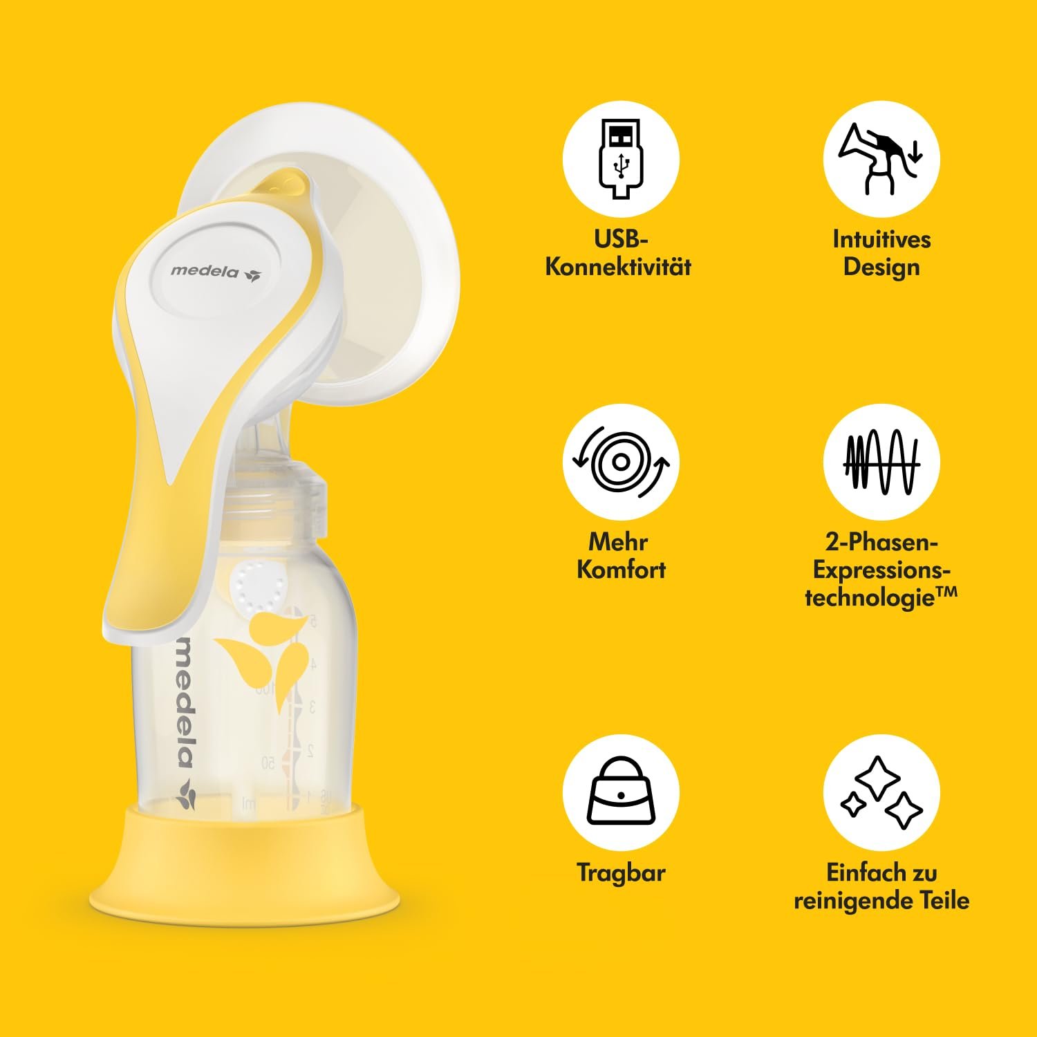 Молокоотсос ручной Medela Harmony, фото №3