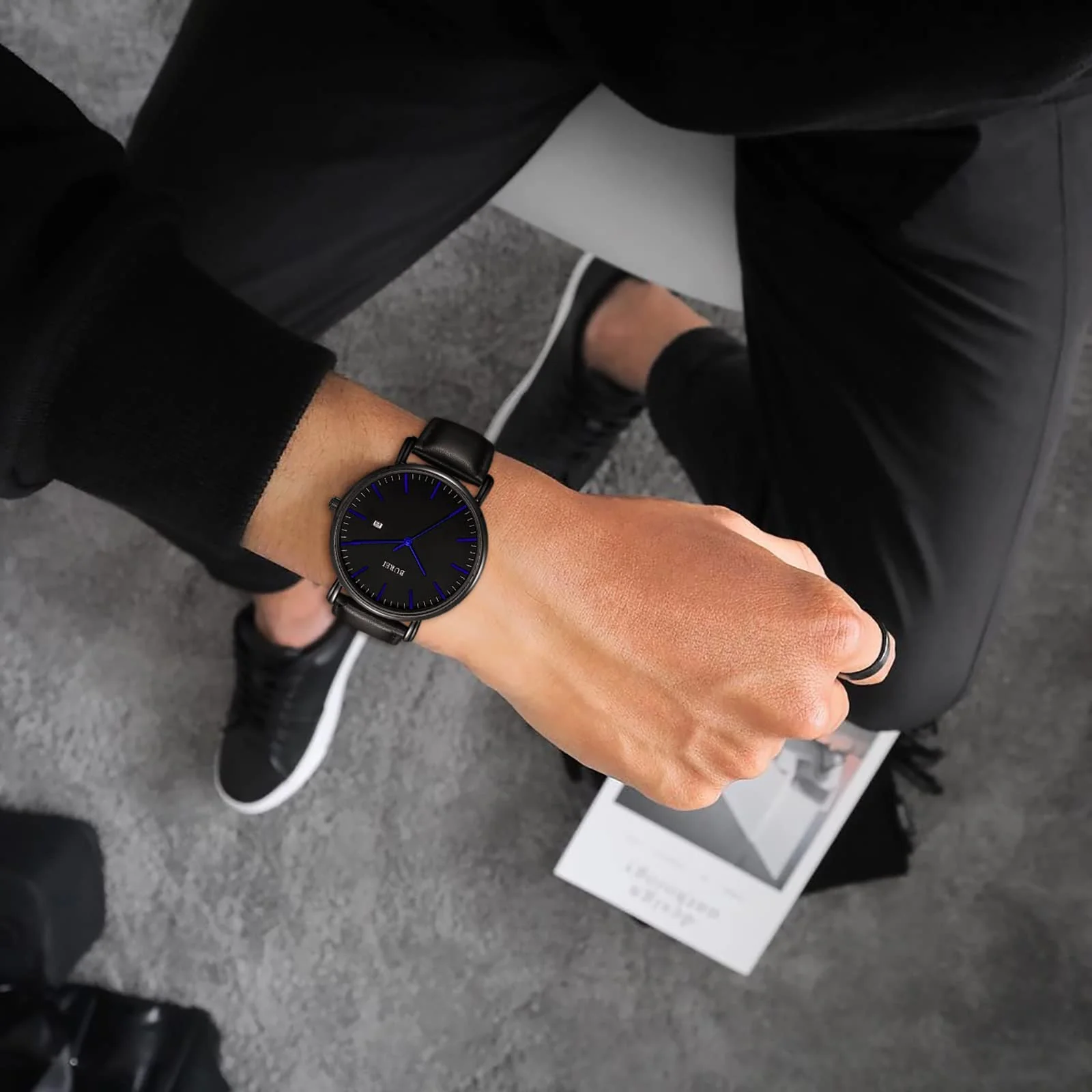 Часы BUREI Classic SM-19003-P56QQ, фото №6 Часы BUREI Classic SM-19003-P56QQ, фото №6